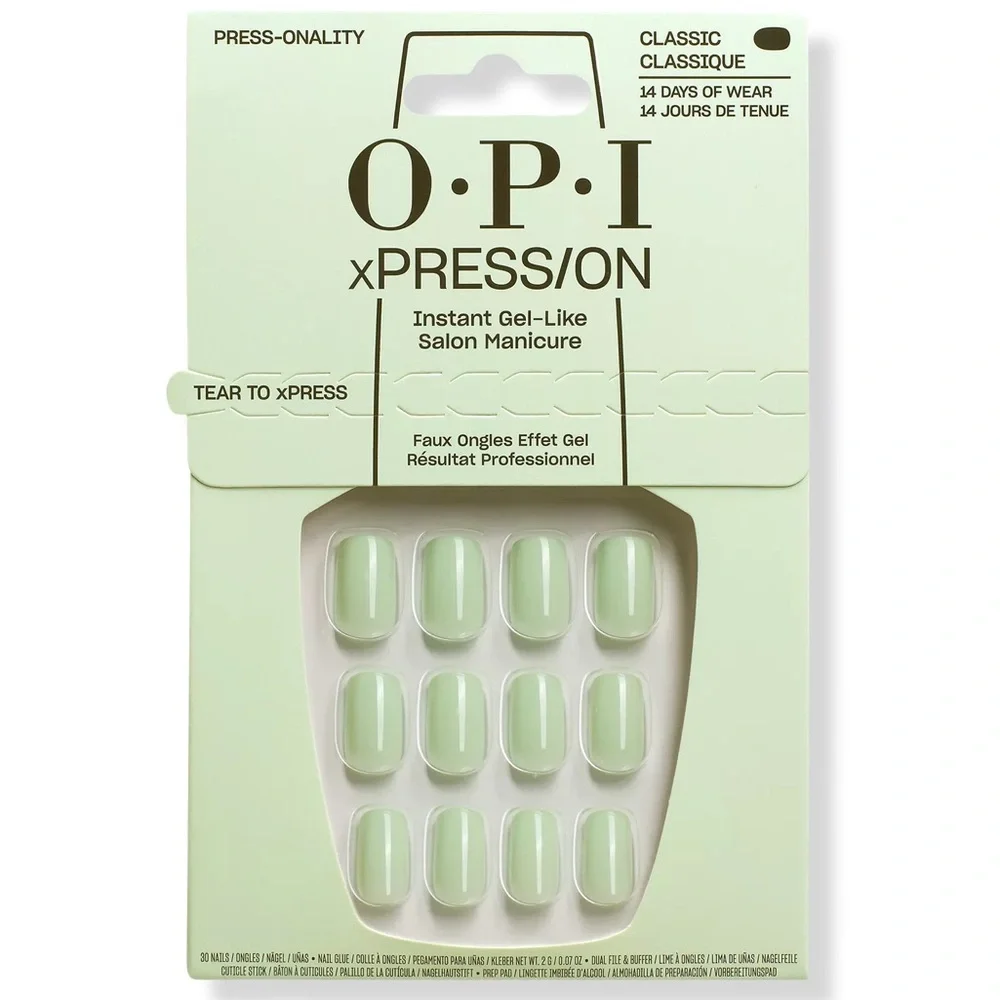 OPI Light Green Press On Nails